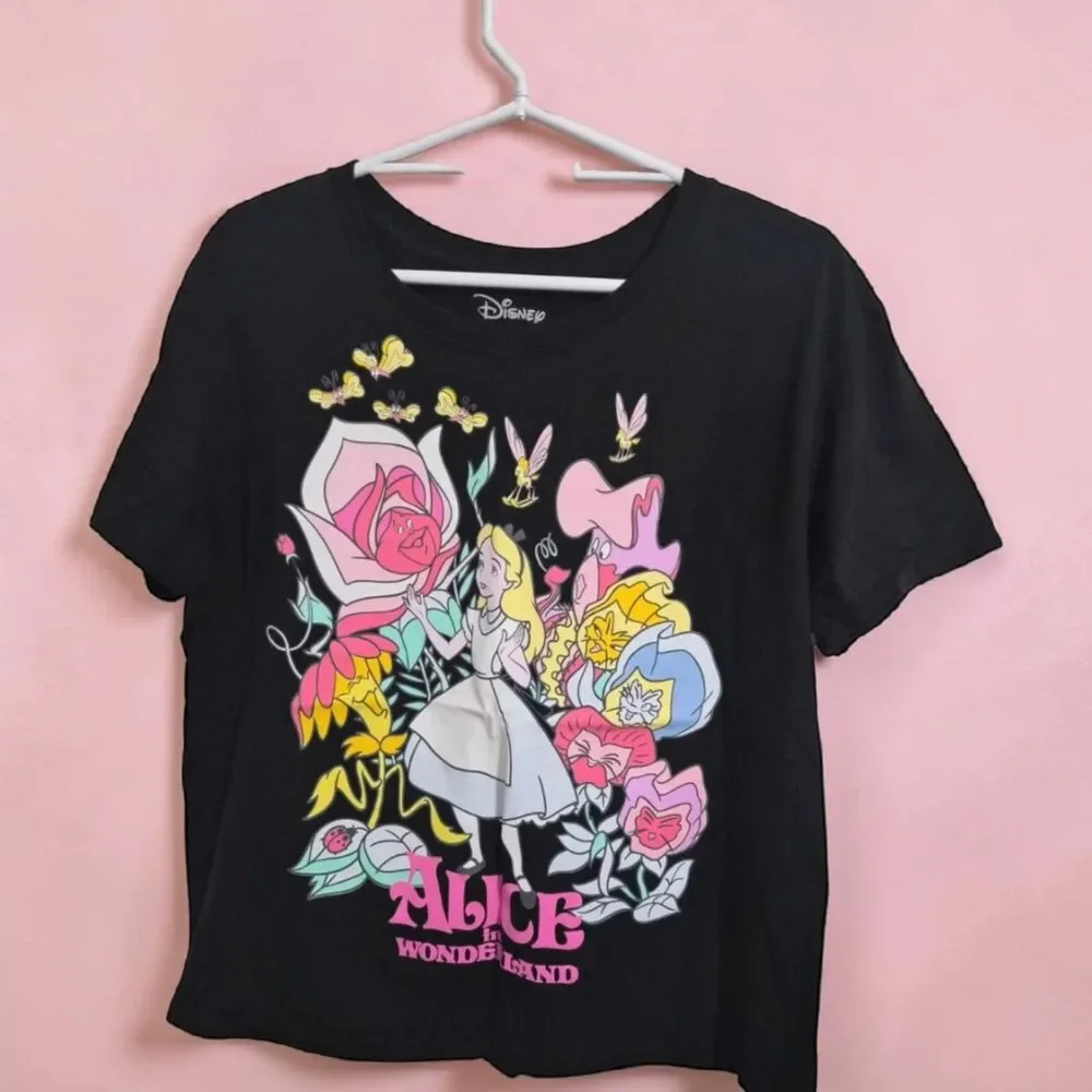 Disney Alice In Wonderland Graphic Tee, Cottagecore Fairycore Shirt, Y2K XXL - Picture 2 of 6